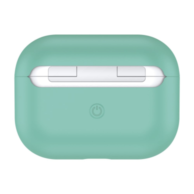 Silikoninis Visible dėklas Airpods PRO mėtos spalvos 1