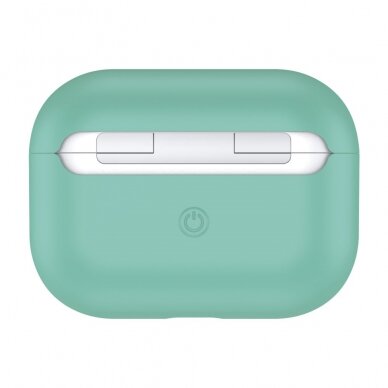 Silikoninis Visible dėklas Airpods PRO mėtos spalvos 1