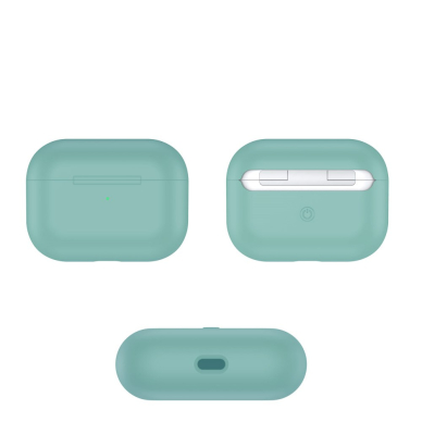 Silikoninis Visible dėklas Airpods PRO mėtos spalvos 5