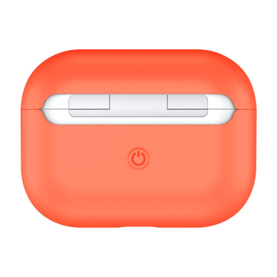 Silikoninis Visible dėklas Airpods PRO oranžinis 1