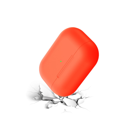 Silikoninis Visible dėklas Airpods PRO oranžinis 4