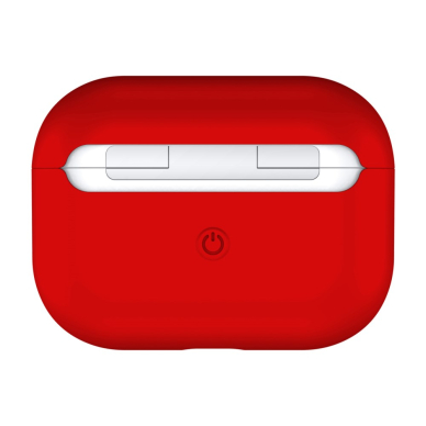 Silikoninis Visible dėklas Airpods PRO raudonas 1