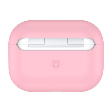 Silikoninis Visible dėklas Airpods PRO šviesiai rožinis 1