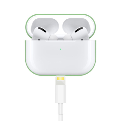 Silikoninis Visible dėklas Airpods PRO žalias 2