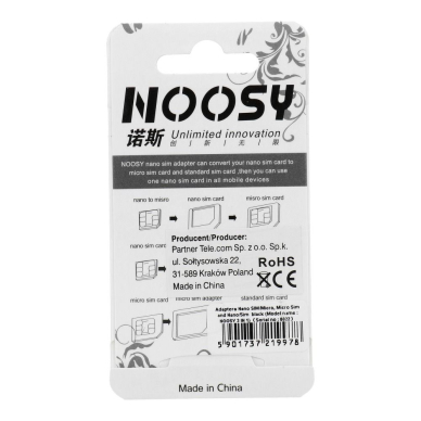 Sim adapteris microsim/nanosim 1