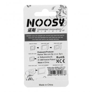 Sim adapteris microsim/nanosim 1