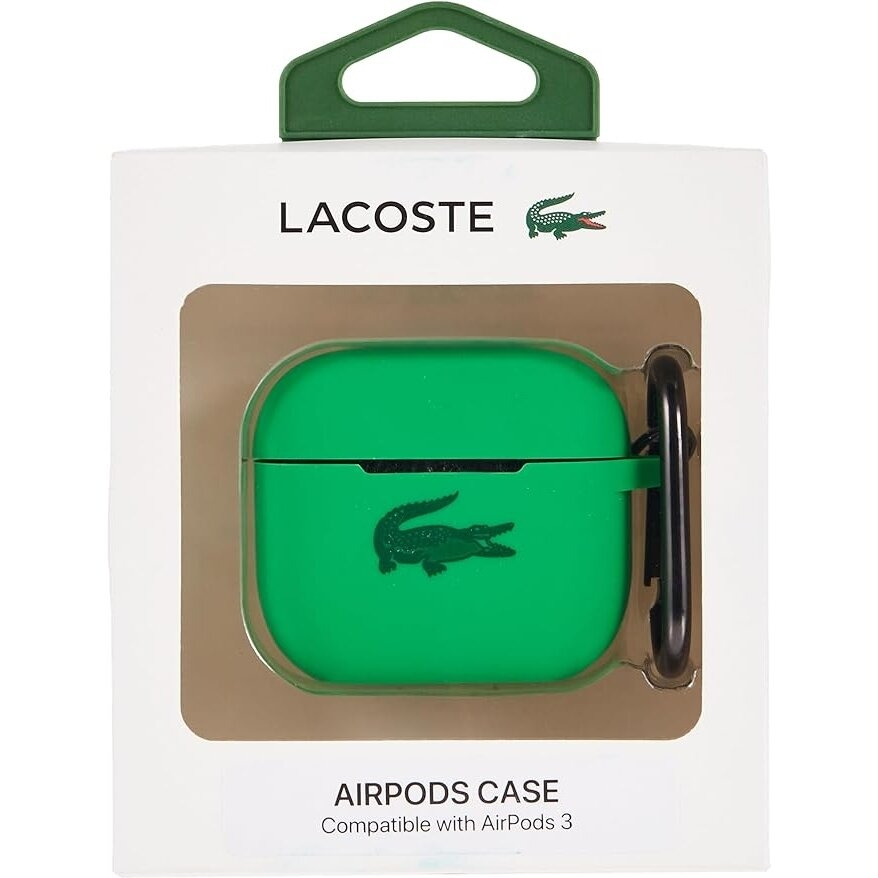 Silikoninis LACOSTE LCA3SN žalias AirPods 3 dėklas 3