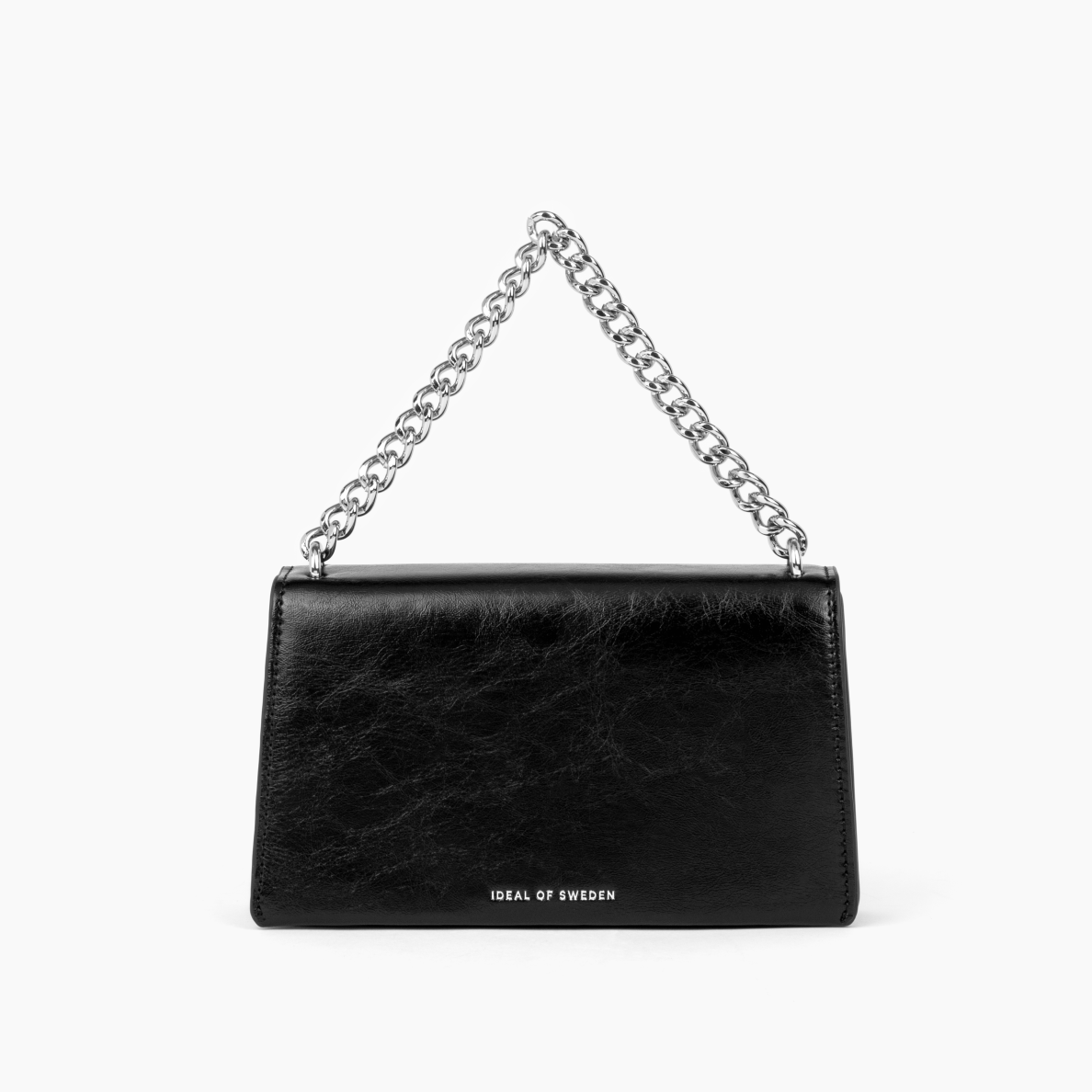 Small Lia Baguette iDeal Of Sweden Bag Glossy Black Silver 2