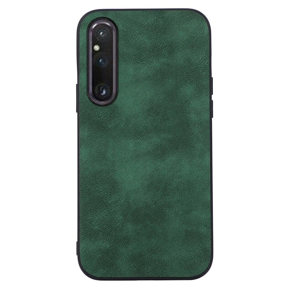 Sony Xperia 1 V žalia Leather Vintage nugarėlė