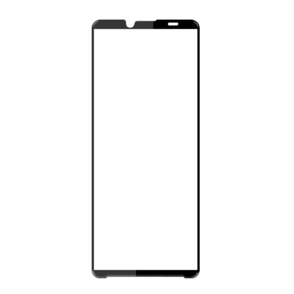 Sony Xperia 10 V black pilnas 5D stiklas 1