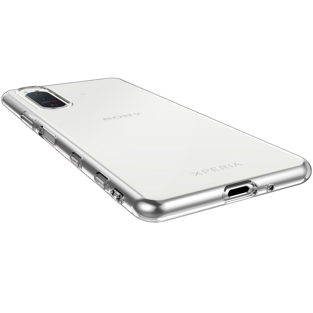 Sony Xperia 5 II skaidri TRACY ULTRA SLIM 0,5mm nugarėlė 5