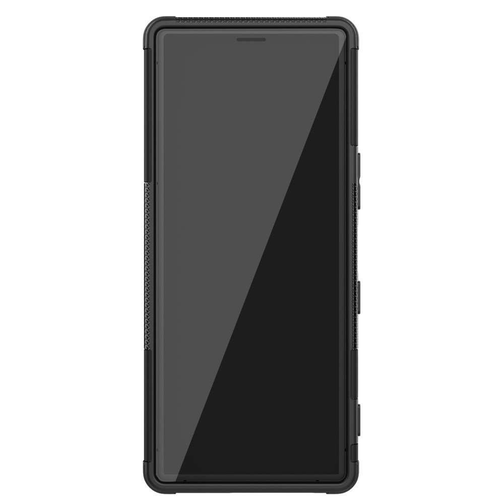 Sony Xperia 5 juoda DEFENDER nugarėlė 2