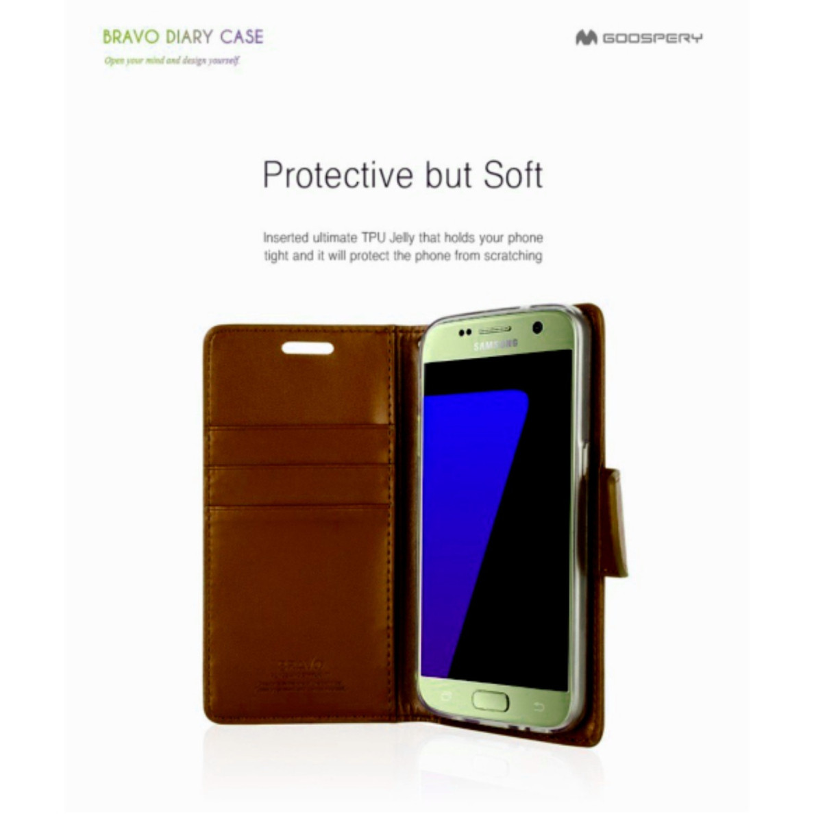 Sony Xperia XA rudas BRAVO dėklas 2