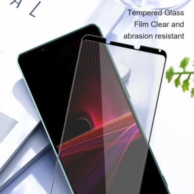 Sony Xperia 1 IV black pilnas 5D stiklas 4
