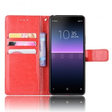 Sony Xperia 10 II raudonas Tracy K.FLEXI dėklas 4