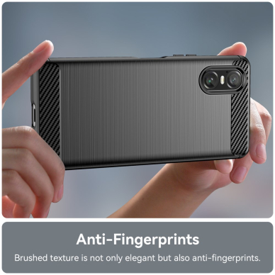 Sony Xperia 10 VI black LYGCARBON nugarėlė 4