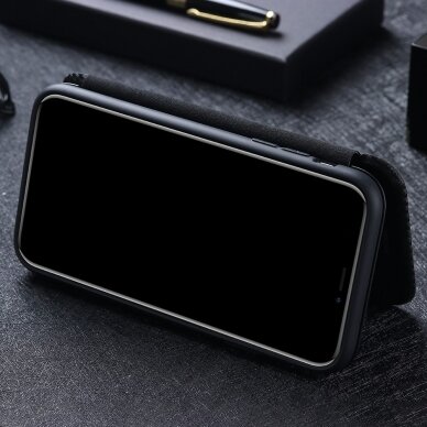 Sony Xperia 5 II juodas CARBON dėklas 8