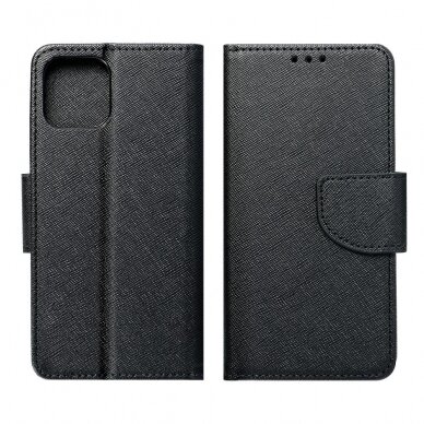 Sony Xperia 5 III juodas Fancy Diary dėklas 4