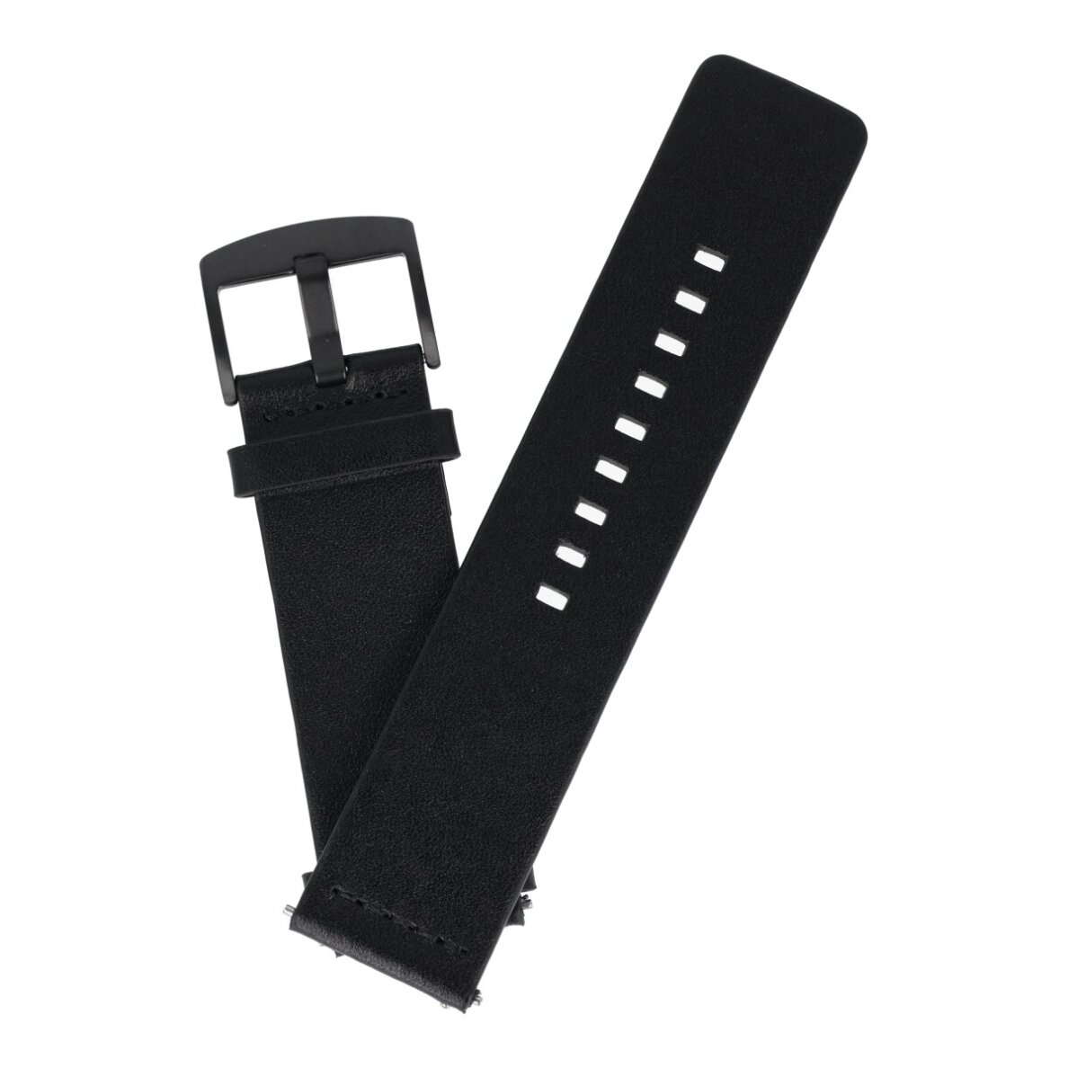 Suunto 7 / 9 black PU Leather apyrankė 24mm