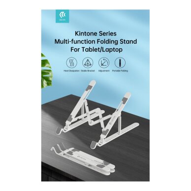 Sulankstomas stovas nešiojamam kompiuteriui/planšetui DEVIA KINTONE 1