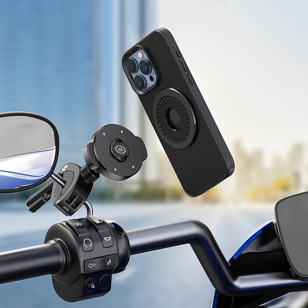 Telefono laikiklis dviračiui / motociklui / paspirtukui black BLAVEC Velo BV-03 Quick Lock BV03-QLMHB 3