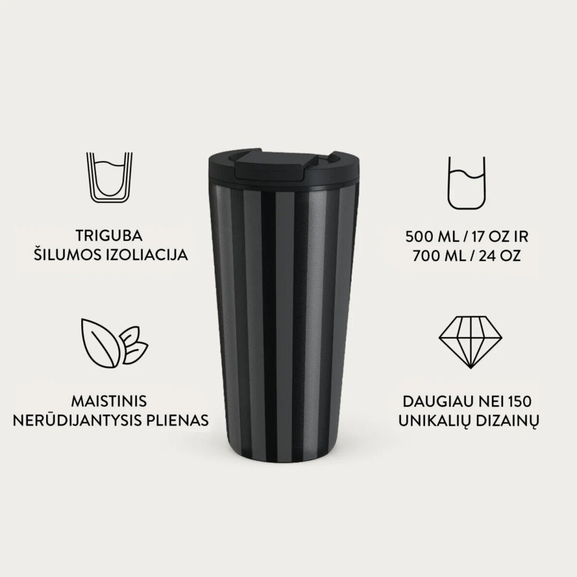 Termo puodelis BURGA - Nightfall 500 ml 1