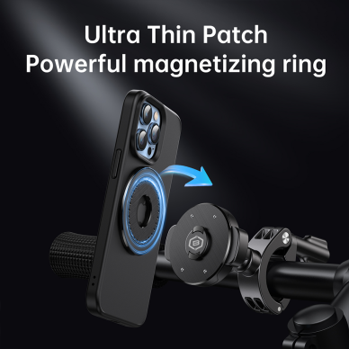 Telefono laikiklis dviračiui / motociklui / paspirtukui black BLAVEC Velo BV-03 Quick Lock BV03-QLMHB 5