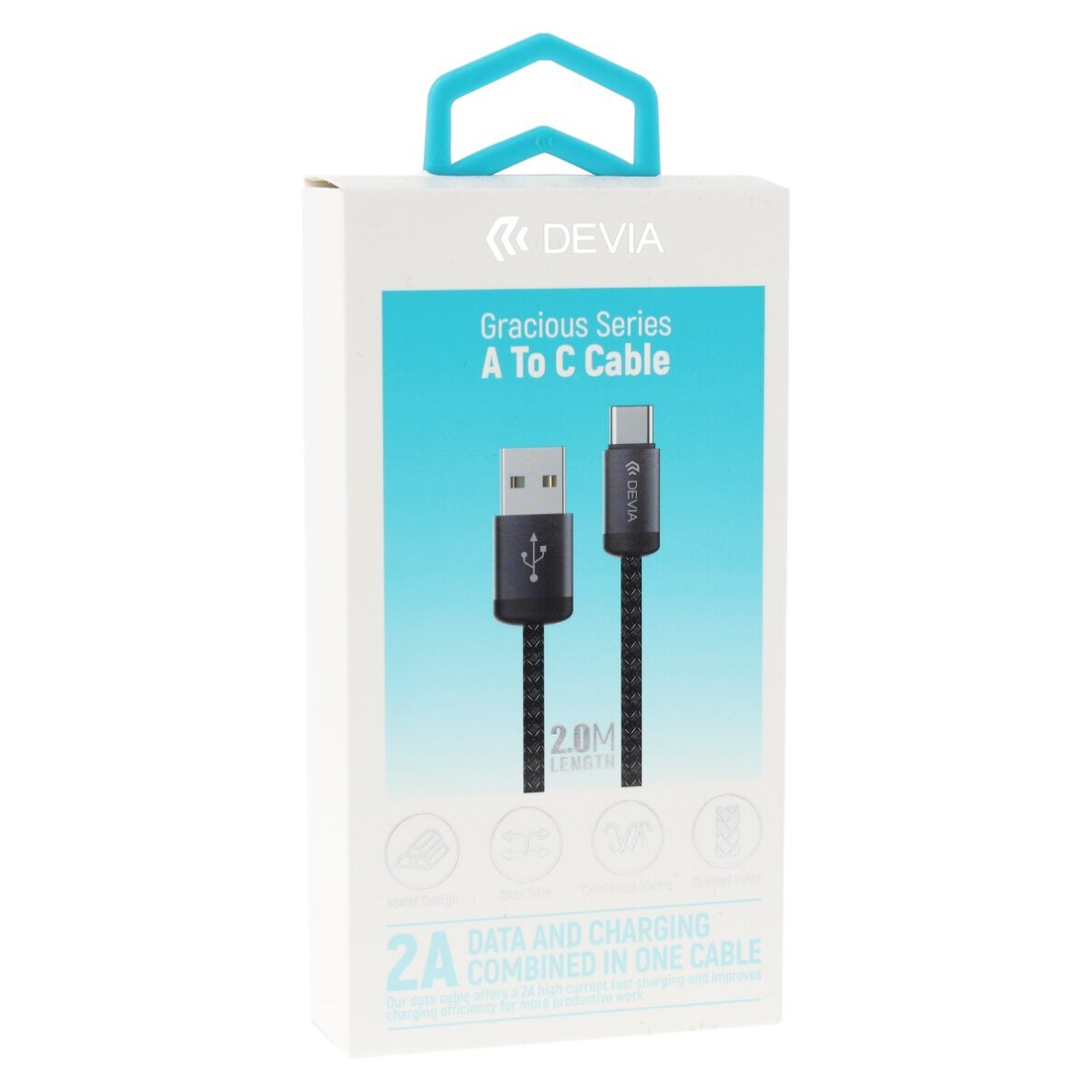TYPE-C Gracious 2m black laidas DEVIA