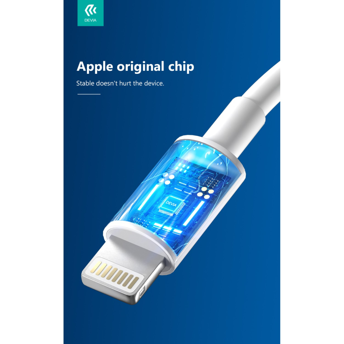 TYPE-C to Lightning PD 27W 2m laidas DEVIA 5