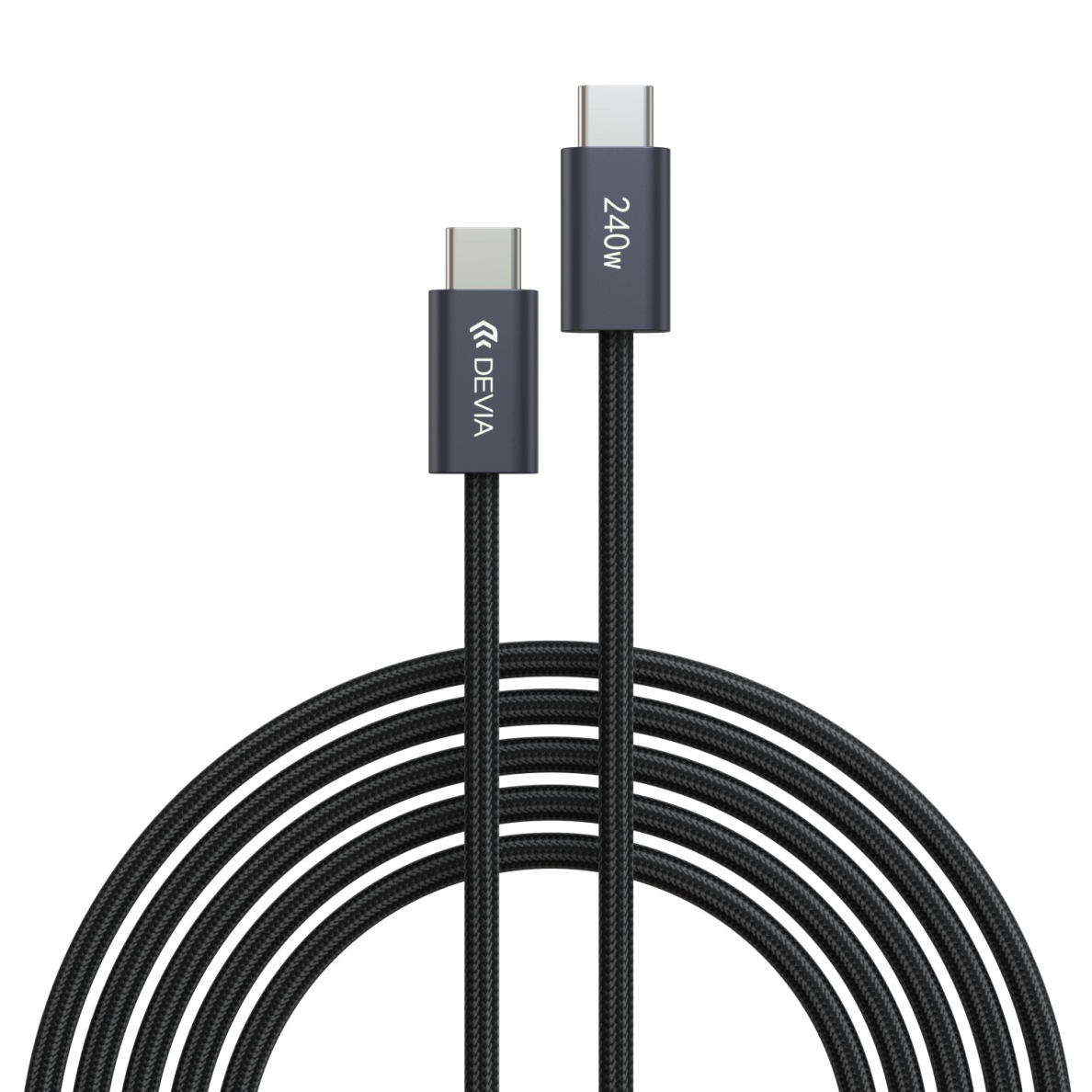 TYPE-C TO TYPE-C Extreme PD 240W 5A 2m laidas DEVIA TYPE-C TO TYPE-C Extreme PD 240W 5A 2m laidas DEVIA
