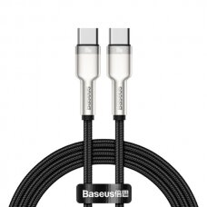 BASEUS TYPE-C TO TYPE-C PD 100W juodas laidas CATJK-C01