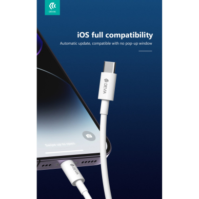 TYPE-C to Lightning PD 27W 2m laidas DEVIA 4 TYPE-C to Lightning PD 27W 2m laidas DEVIA 4