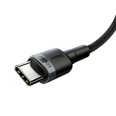 TYPE-C TO TYPE-C Baseus black-grey laidas 2m CATKLF-ALG1 100W 2
