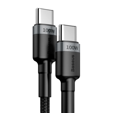 TYPE-C TO TYPE-C Baseus black-grey laidas 2m CATKLF-ALG1 100W 3