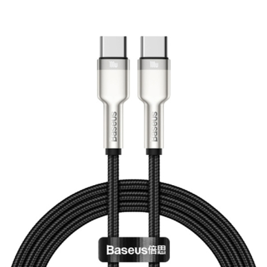 BASEUS TYPE-C TO TYPE-C PD 100W juodas laidas CATJK-C01