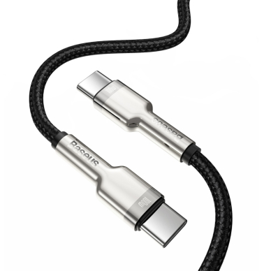 BASEUS TYPE-C TO TYPE-C PD 100W juodas laidas CATJK-C01 1