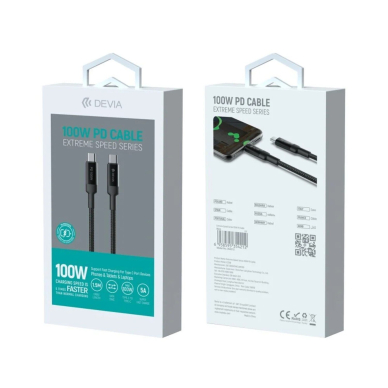 TYPE-C TO TYPE-C Extreme speed 100W laidas DEVIA 4