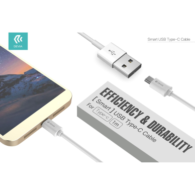 TYPE-C usb laidas DEVIA 2