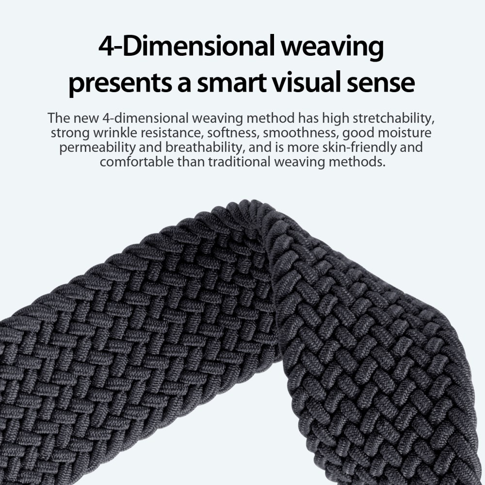 Universali midnight DUX DUCIS Braided Nylon apyrankė 22mm 1