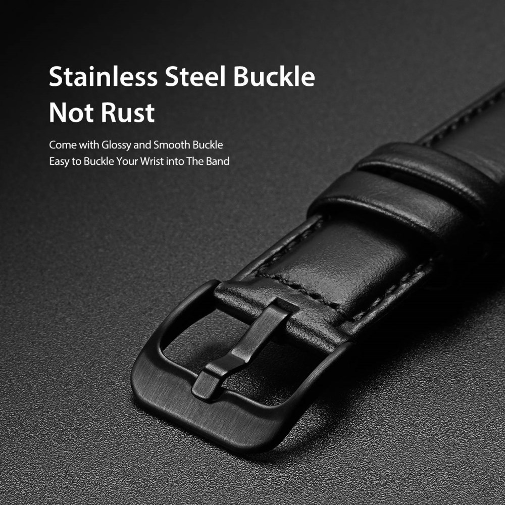 Universali black DUX DUCIS odinė apyrankė 20mm 9