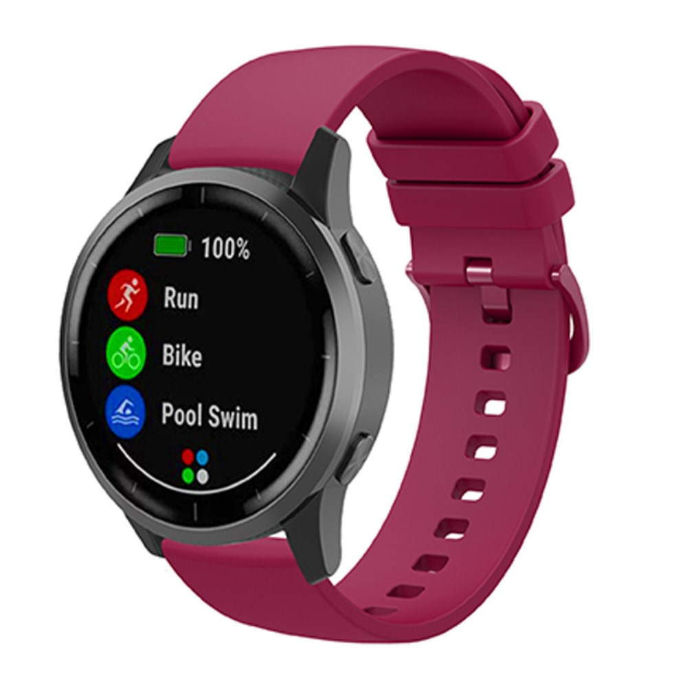 Universali silikoninė apyrankė fuchsia 18mm