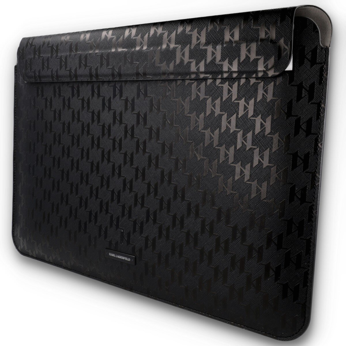 Universalus 14" black Saffiano Monogram KARL LAGERFELD dėklas 1