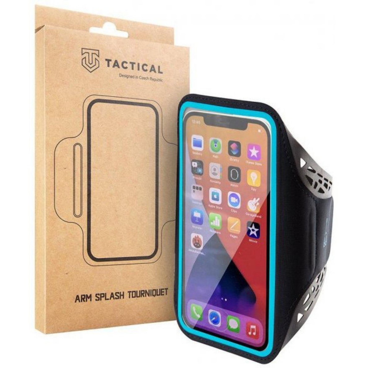 Universalus Tactical Splash juodas SPORT dėklas 1