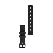 Universali silikoninė apyrankė Wave Grain black 18mm
