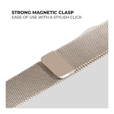 Universali apyrankė DUX DUCIS Milanese Stainless Steel Magnetic Starlight 22mm 2