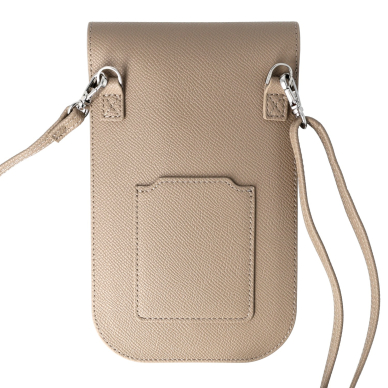 Universali beige GUESS įmautė - rankinė Grained Triangle Logo 1