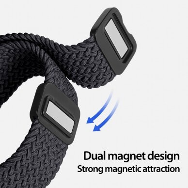 Universali midnight DUX DUCIS Braided Nylon apyrankė 22mm 10