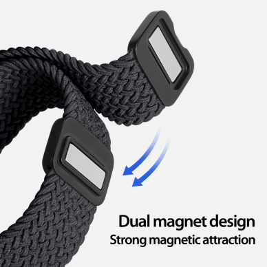 Universali midnight DUX DUCIS Braided Nylon apyrankė 22mm 10
