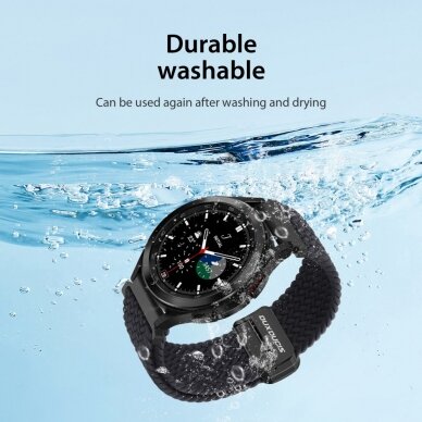 Universali midnight DUX DUCIS Braided Nylon apyrankė 22mm 2