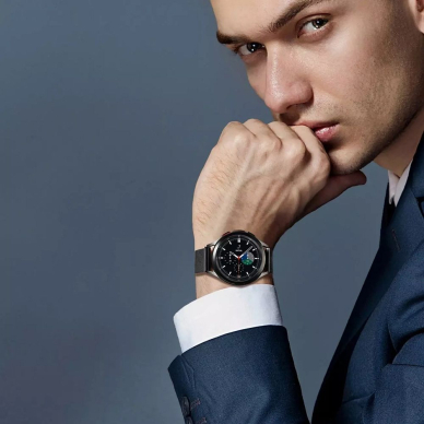 Universali DUX DUCIS Milanese stainless steel magnetic apyrankė 20mm black 6